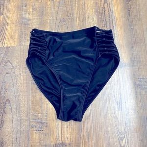 TARGET black high waisted bikini bottoms
